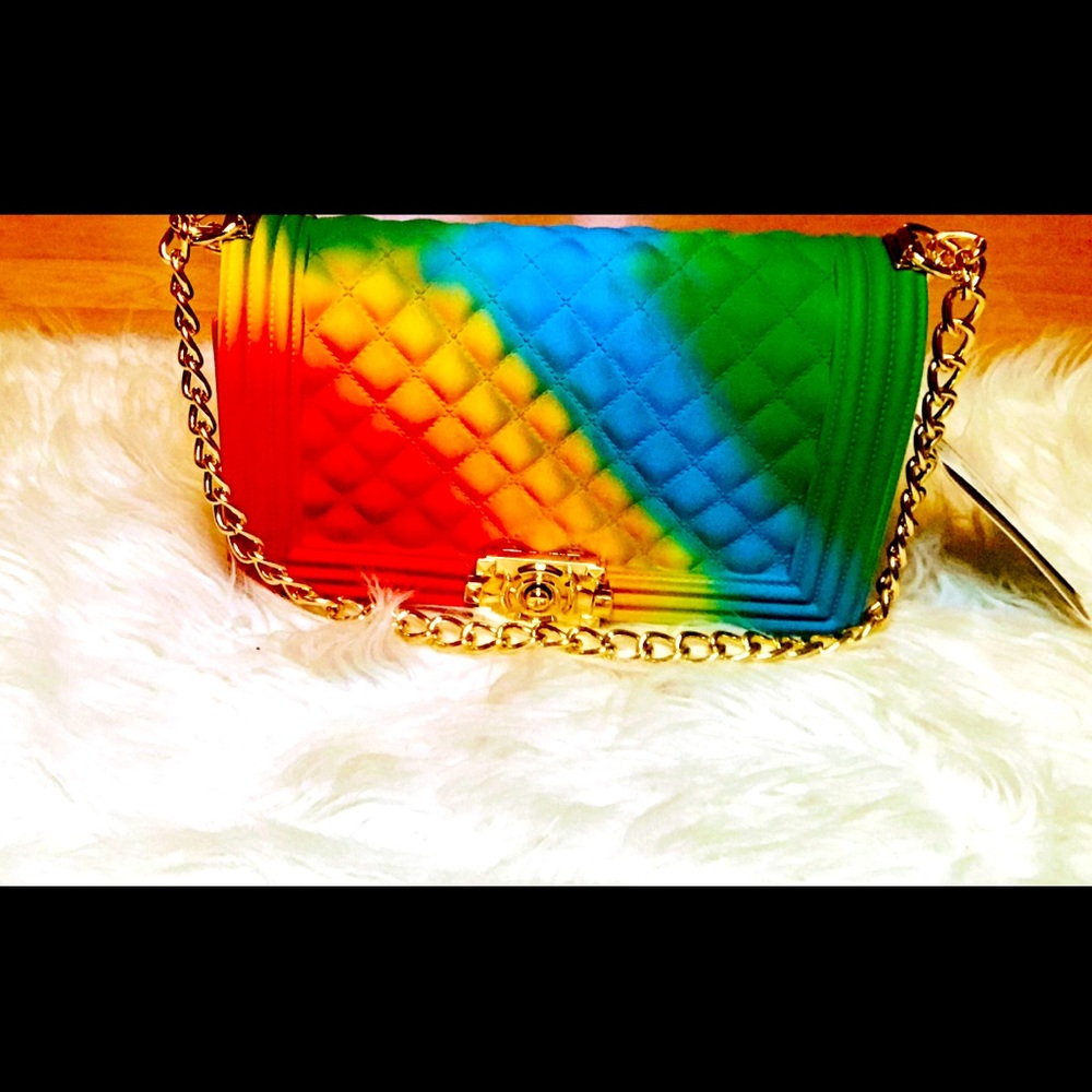 Rainbow purse